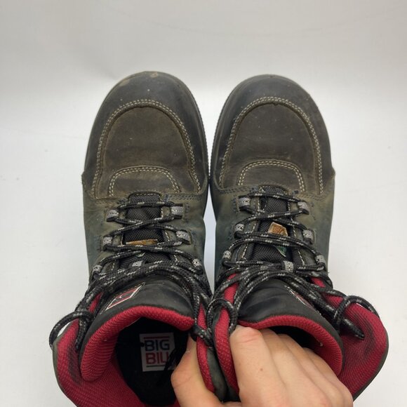 Big Bill Big Basket 6'' Metal Free Safety Shoes Men Sz 9 US Blue / Black / Red - Picture 14 of 15